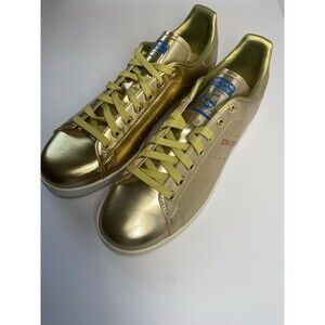 Adidas Gold Metallic/CryWht - Stan Smith Sneakers - Men's Size 10 - New
